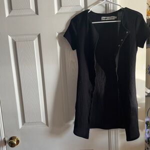 TrunkProject  Black Short Sleeve Cardigan Top